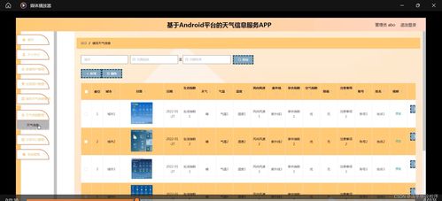 基于Android平臺的天氣信息服務的設計與實現